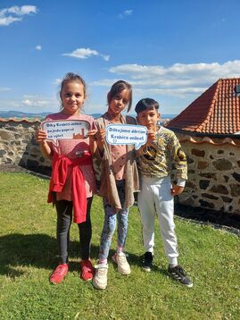 Poděkování od dětí z Mostu