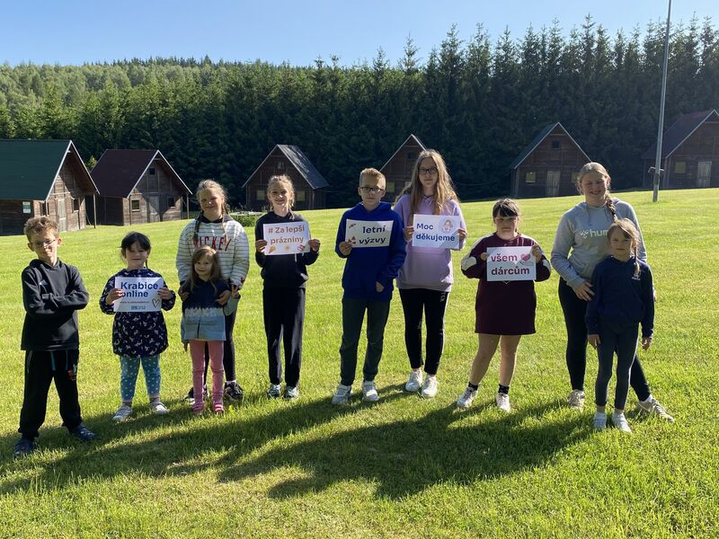 Děkujeme, pro děti v nouzi jsme společně vybrali dvojnásobek.